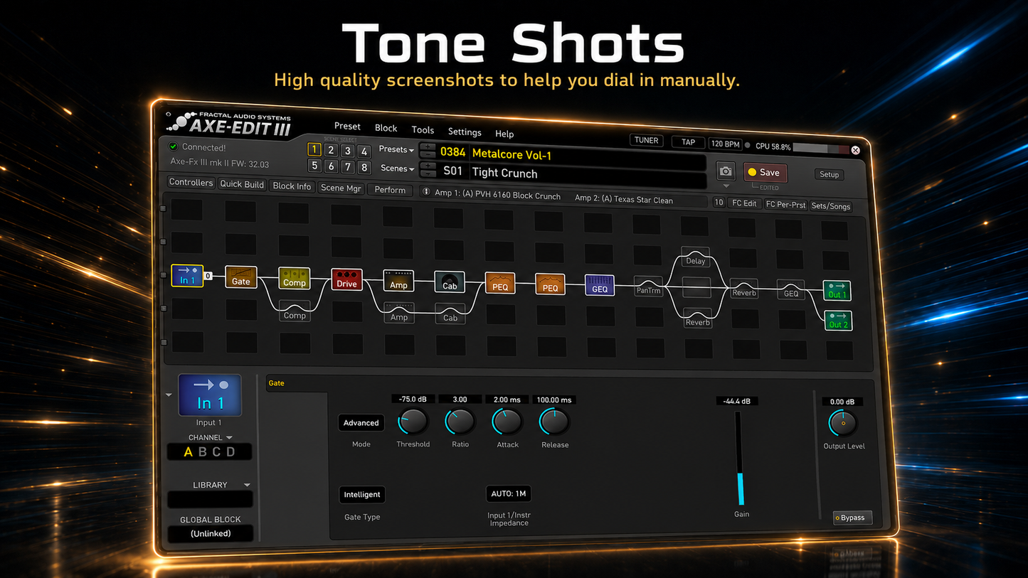 RigTones - Metalcore Volume 1 AXE-FX III Preset
