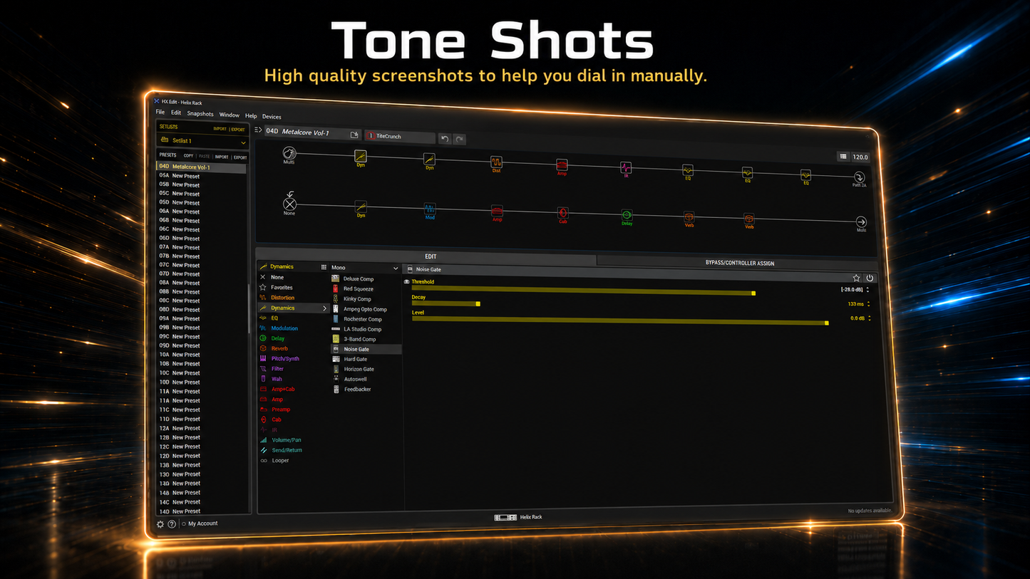 RigTones - Metalcore Volume 1 Helix Preset